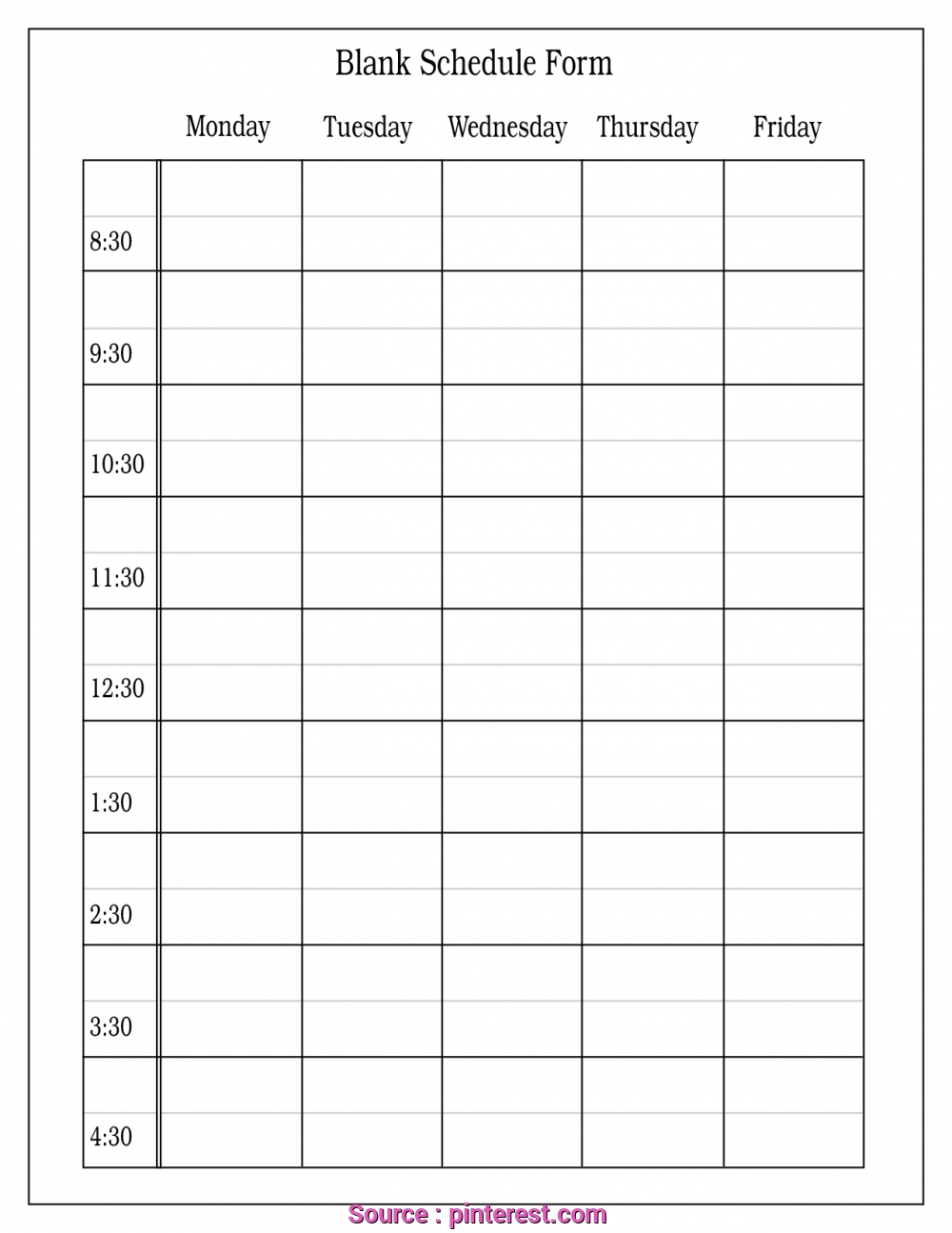 018 Blank Lesson Plan Calendar Template Daily Planner-Blank Lesson Plan Calendar Template