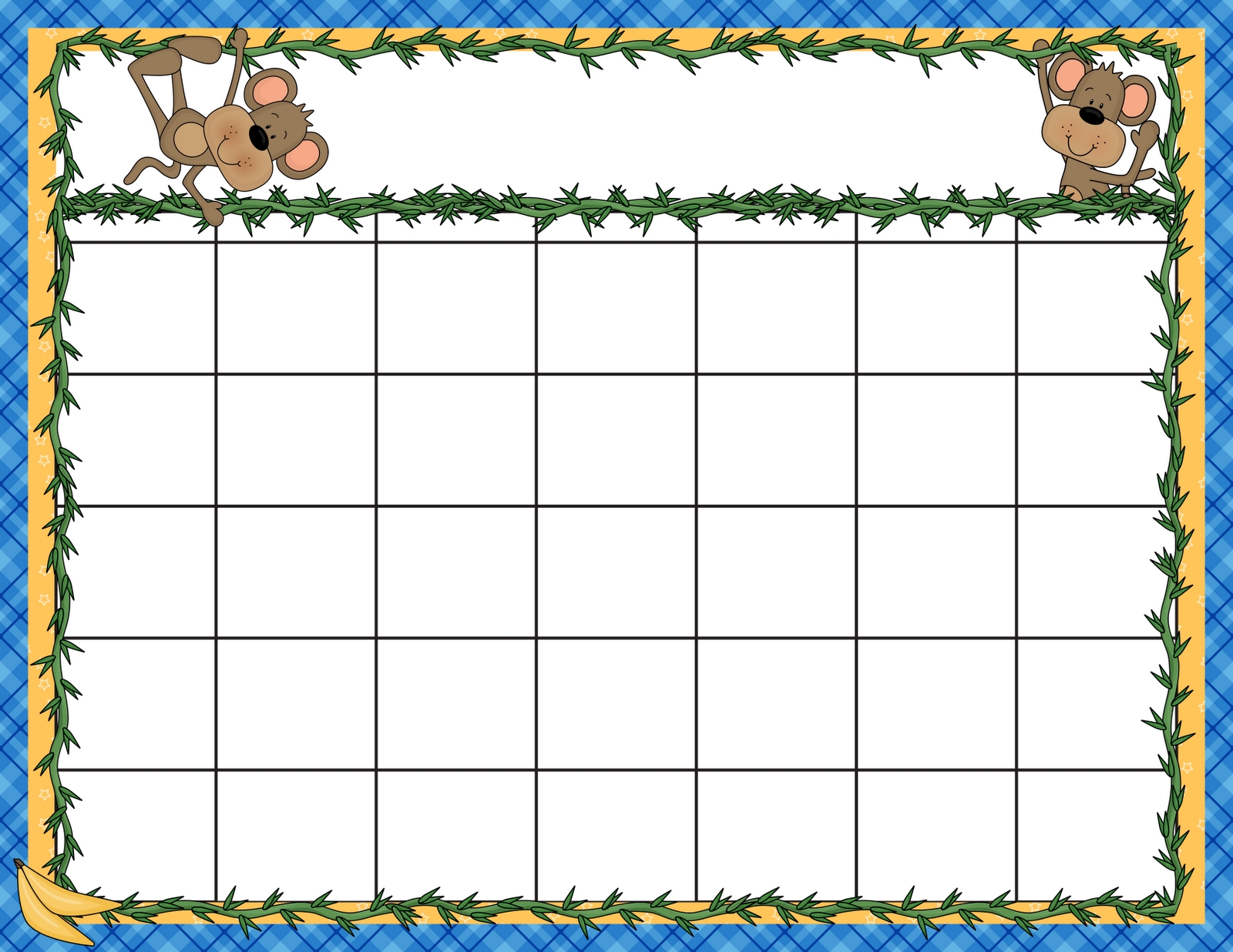 Preschool Word Excel Calendar Template | Calendar Template Printable