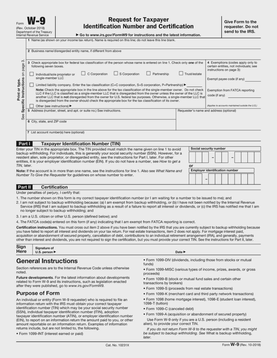 11 Things To Expect When Attending Download W | Invoice Form-Free Printable W-9 Forms Blank