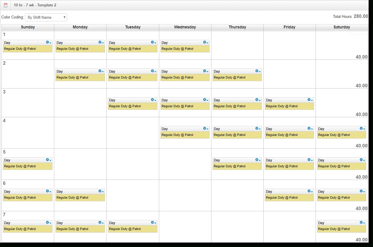 12 Hour Shifts With 20 People Template | Calendar Printing-12 Hour Schedule Template