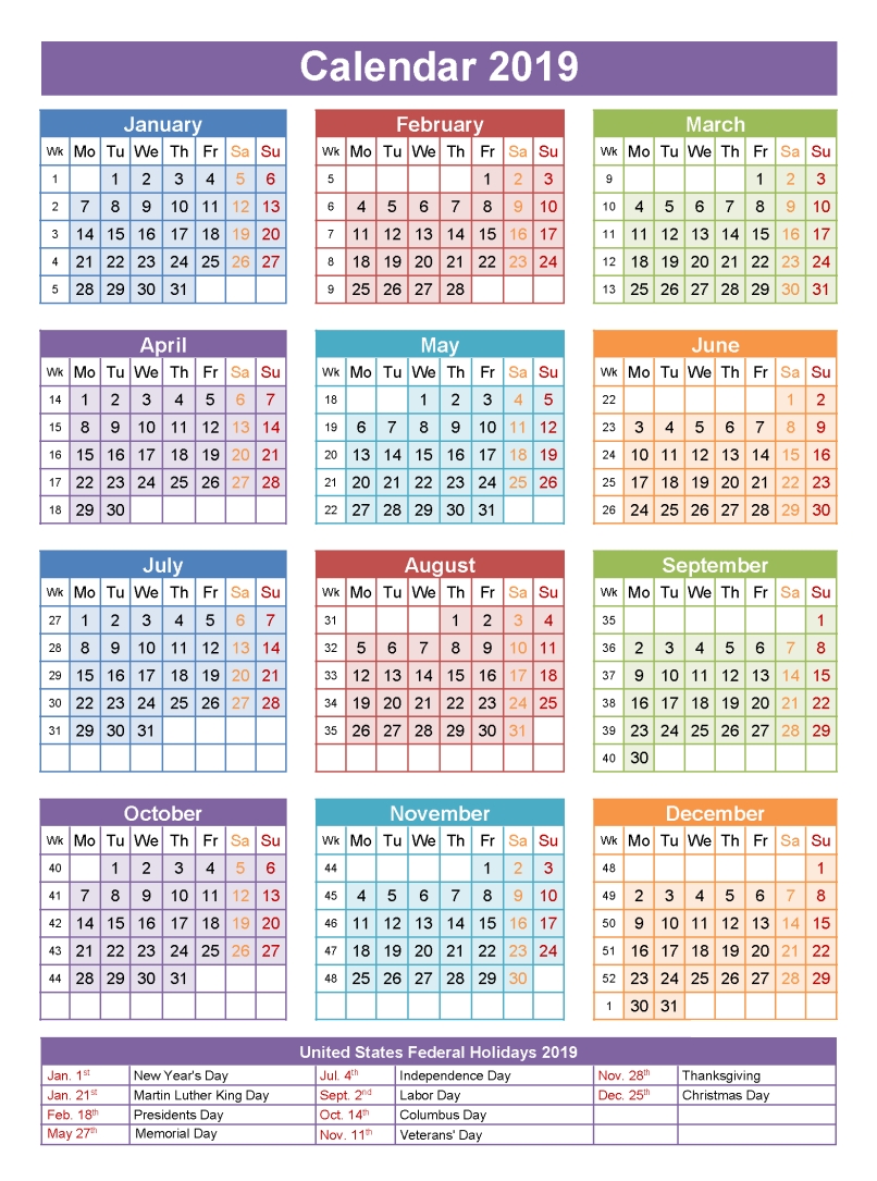 2019 Calendar Holidays | 2017 Calendar | Holiday Calendar-Calendar With Public Holidays
