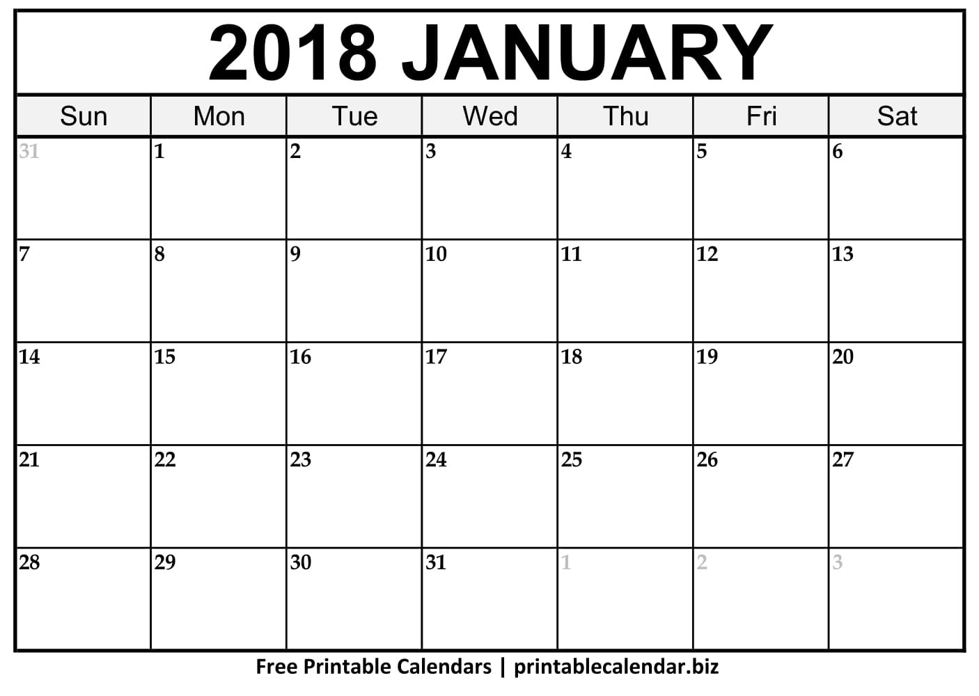 2019 Printable Calendar Templates - Printablecalendar.biz-Printable Monthly Calendar That I Can Edit