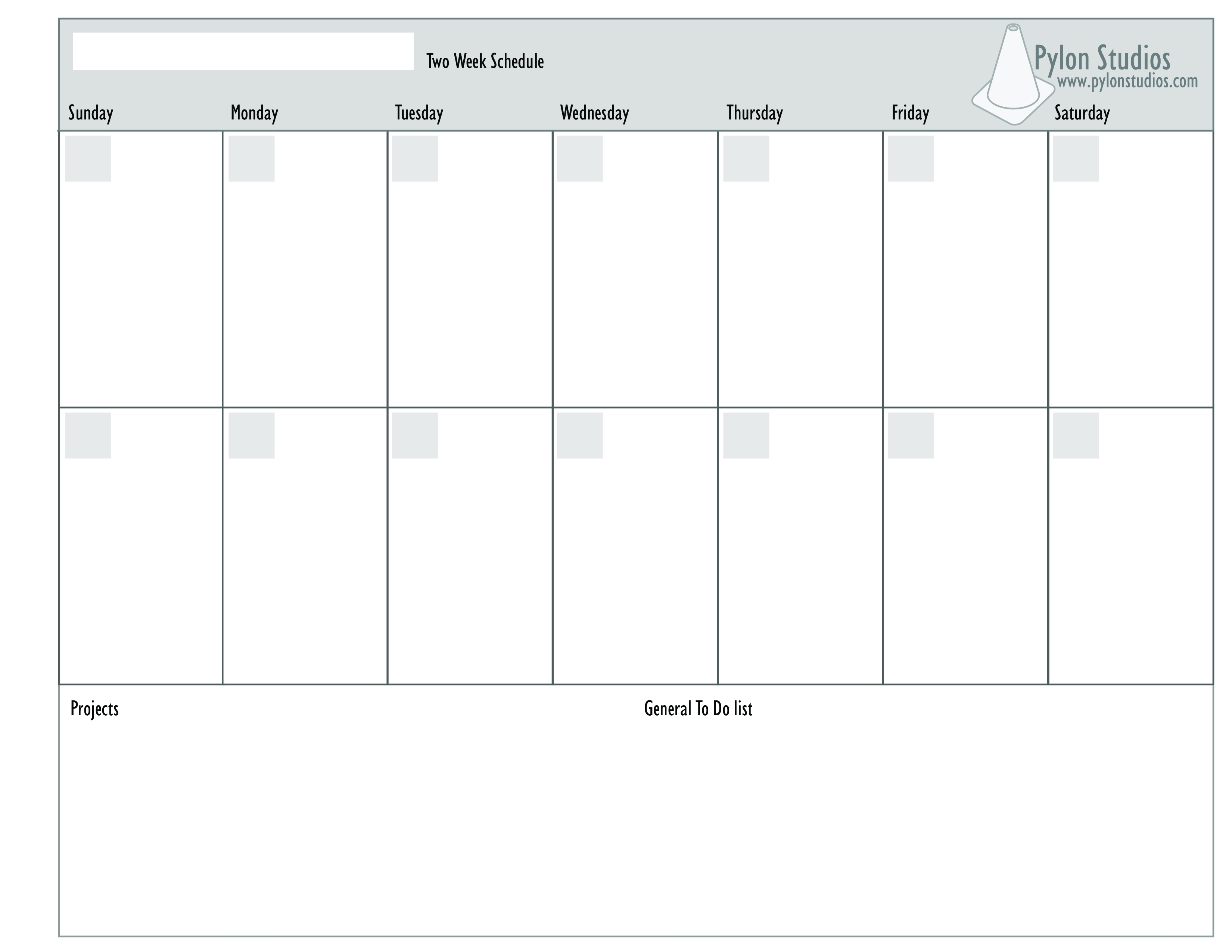 1 Week Blank Calendar Printable Example Calendar Printable Blank Calendar 1 Week Calendar