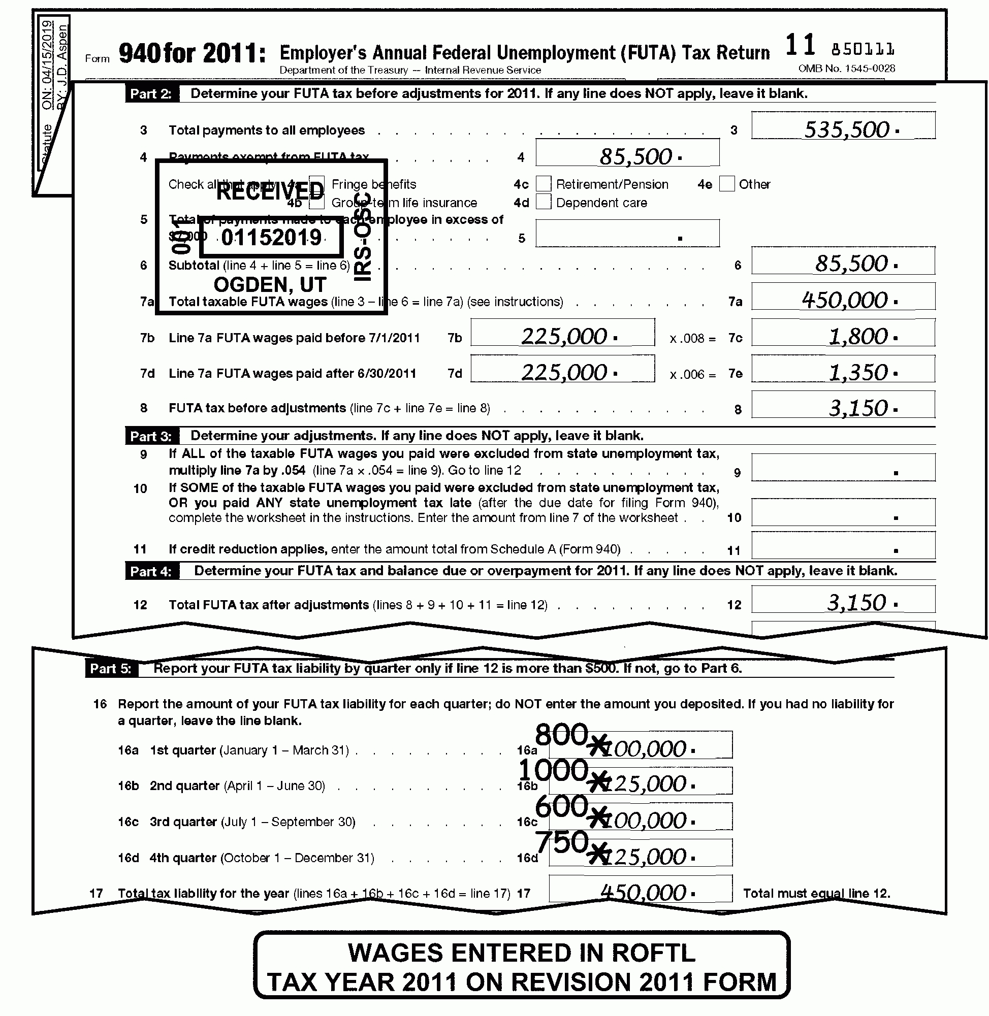 2020 Form W9 Blank Calendar Template Printable 4008