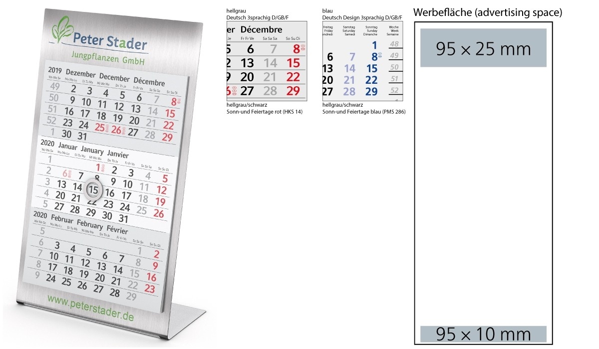 3-Month Calendar 2020 Desktop 3 Steel 1-Year | 3-Month-Monthly Wellness Calendar 2020 Pdf