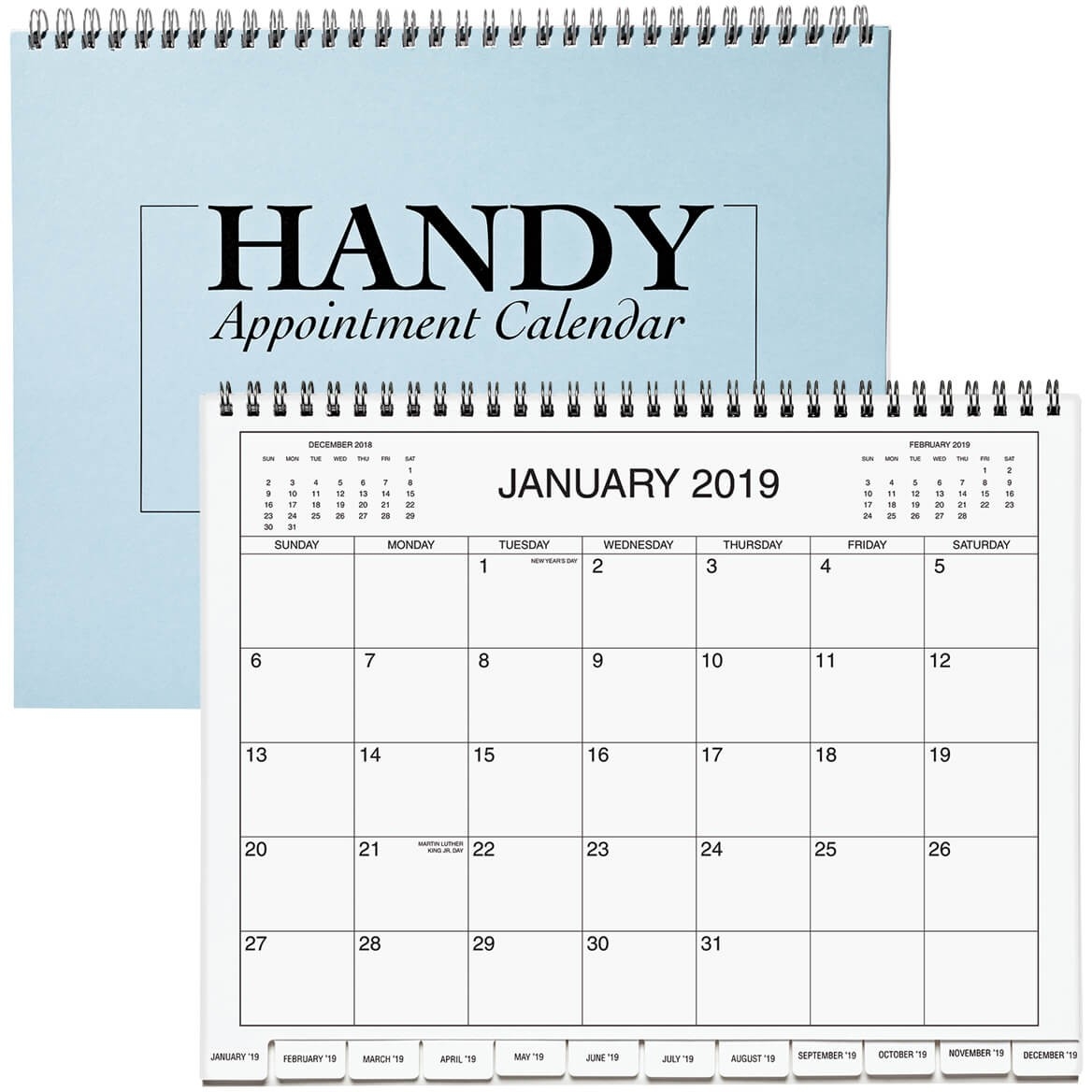 Spiral Bound Monthly Calendar Calendar Template Printable