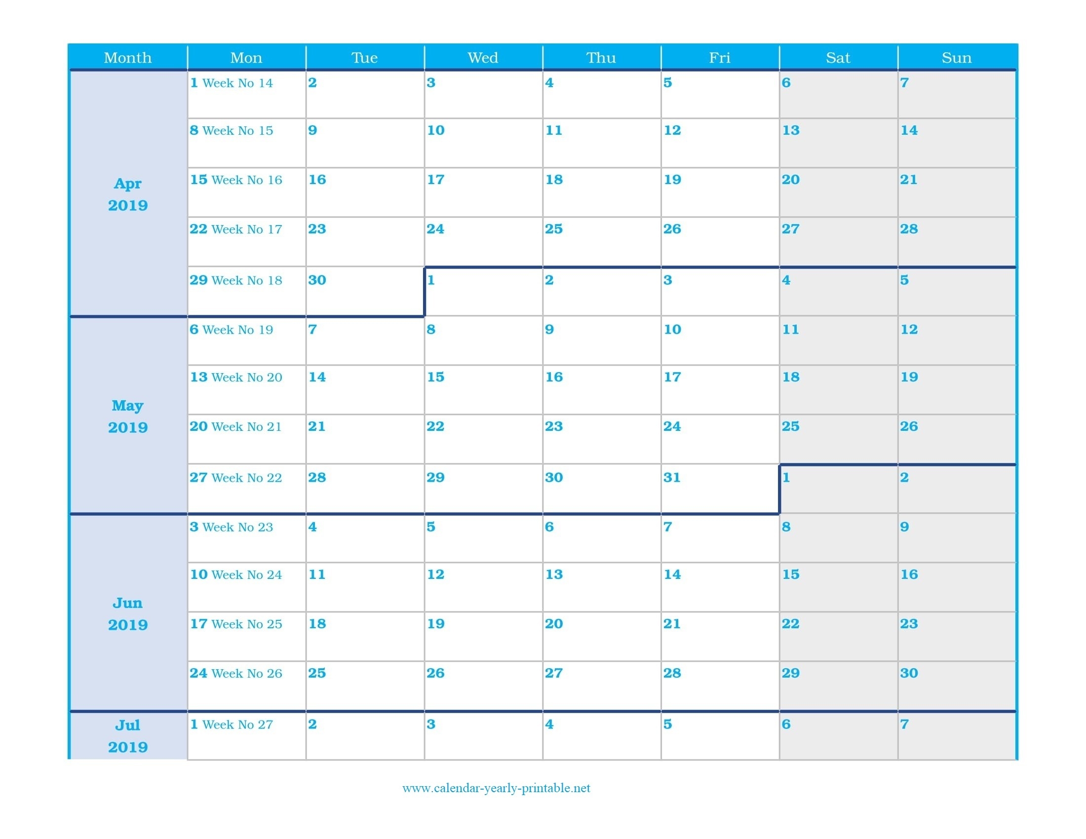 calendar no dates template calendar template printable