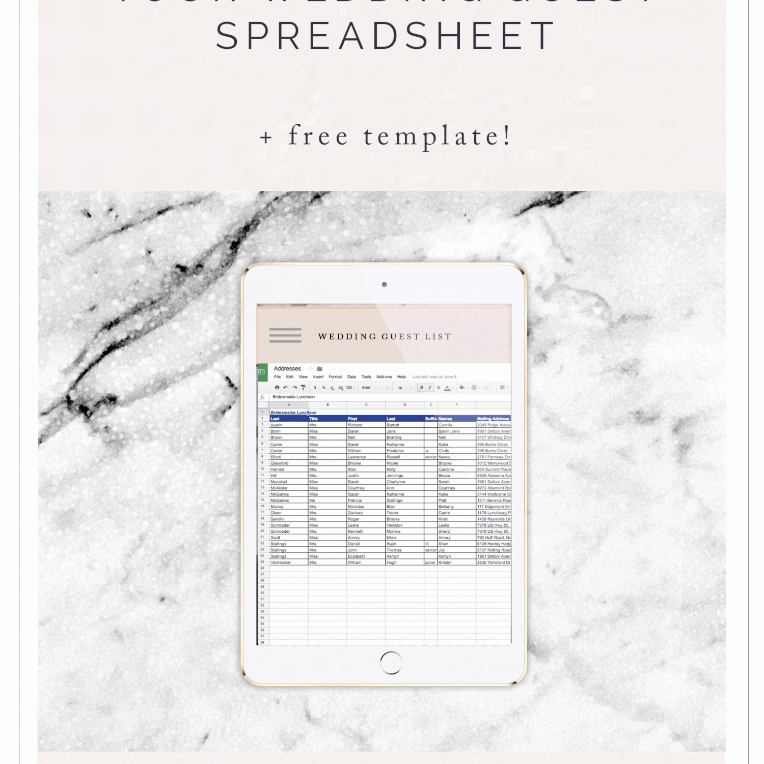 7 Free Wedding Guest List Templates And Managers-Event Guest List Template Excel