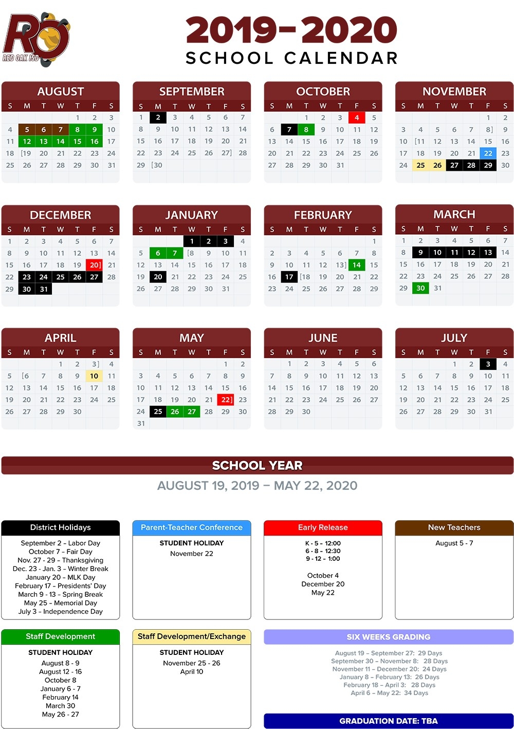 Annual School Calendar / 2019-20 Annual Calendars-January 2020 Calendar Japan