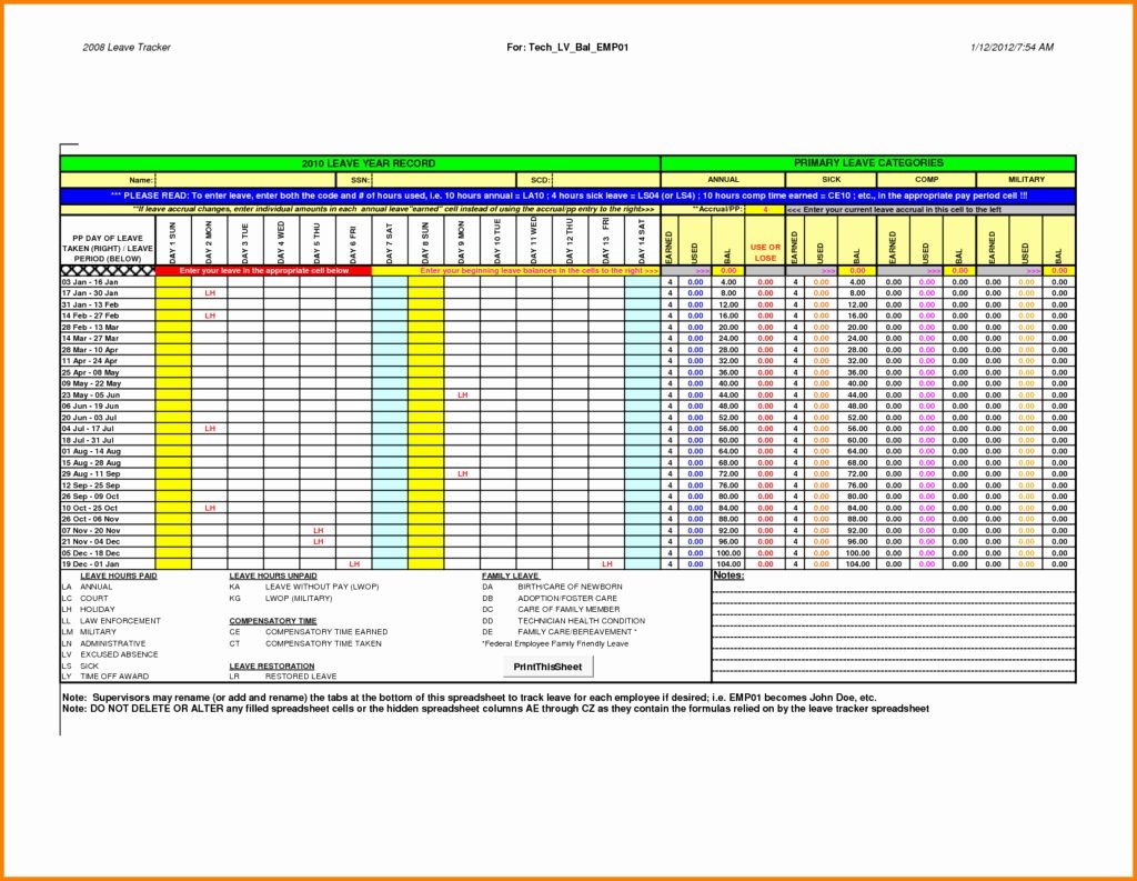 Example Of Attendance Sheet In Excel Excel Templates