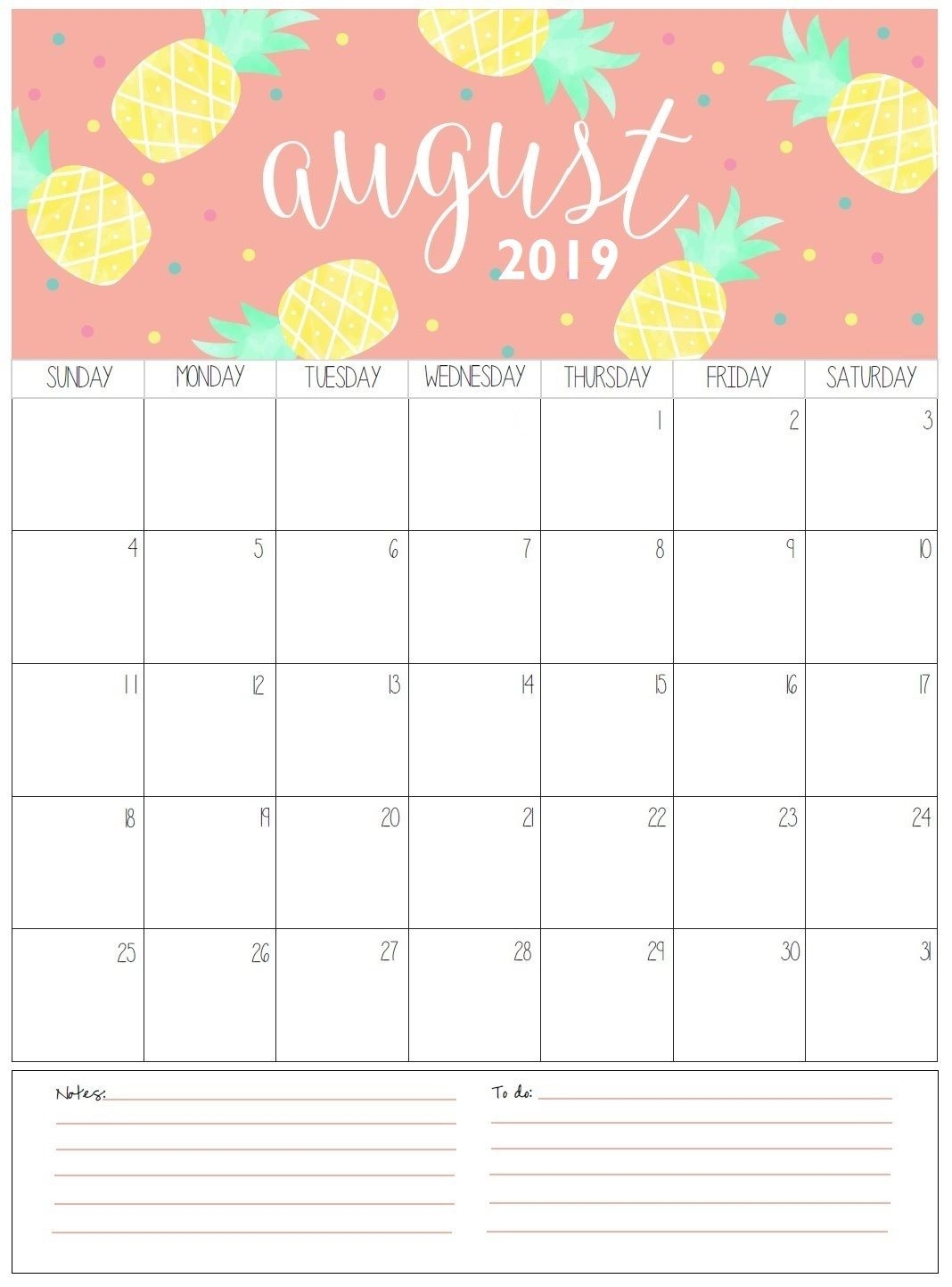 August Monthly Calendar 2019 | Organization | August-August Monthly Calendar Template