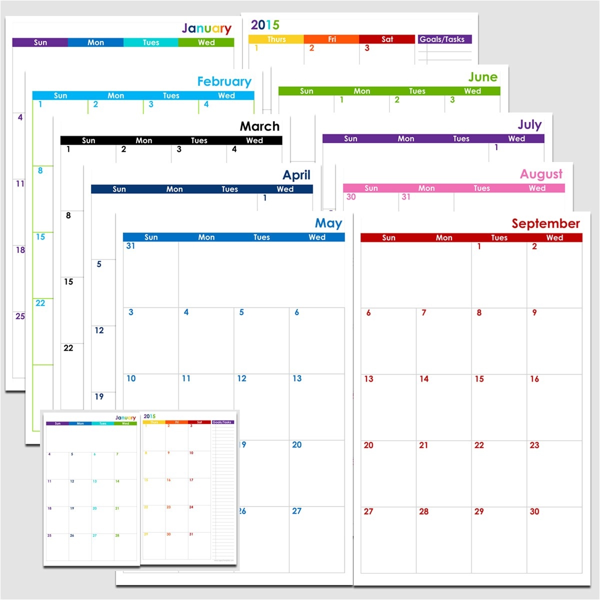 Awesome 35 Sample Printable 2 Month Calendar Page Calendar-Blank Monthly Calendar Template 2 Page
