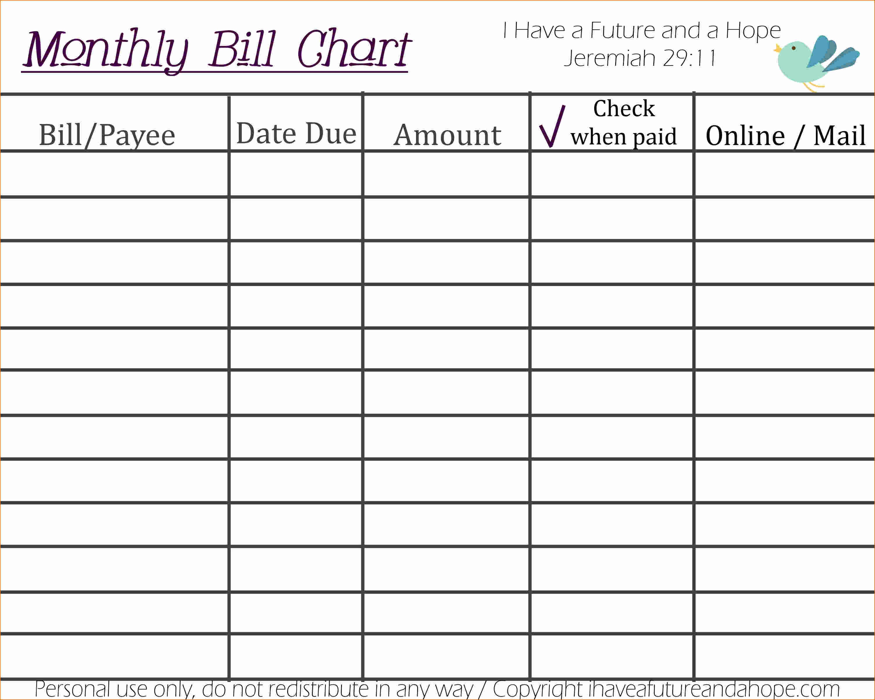 Bill Eet Template Monthly Bills E2 80 93 Ebnefsi Eu Of Sale-Monthly Bill Planner Template