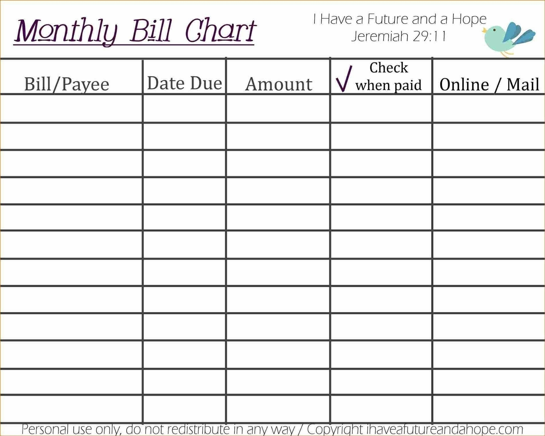 Bill Of Sale Tracker Template Budget Spreadsheet Excel Uk-Free Printable Monthly Bills
