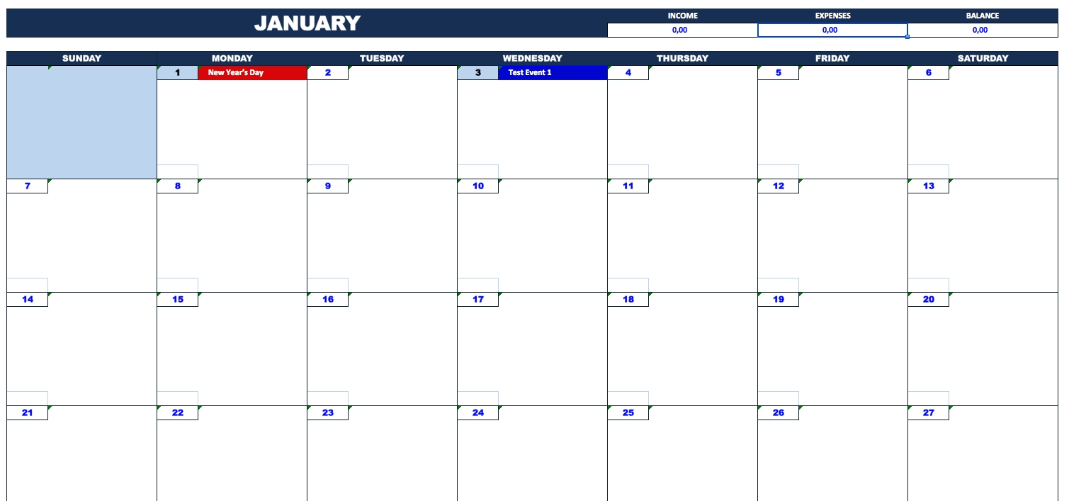 Bill Payment Calendar » Exceltemplate-Monthly Payment Calendar Schedule Worksheet
