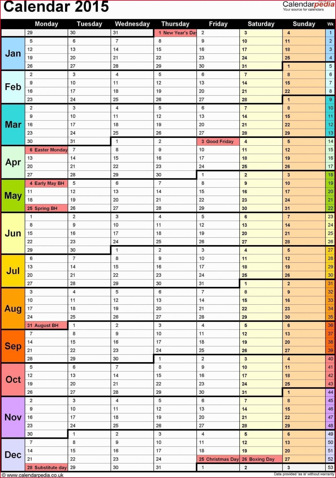 Birthday Calendar Template By Vertex42 Blank April 2019-Calendar Templates By Vertex42.com