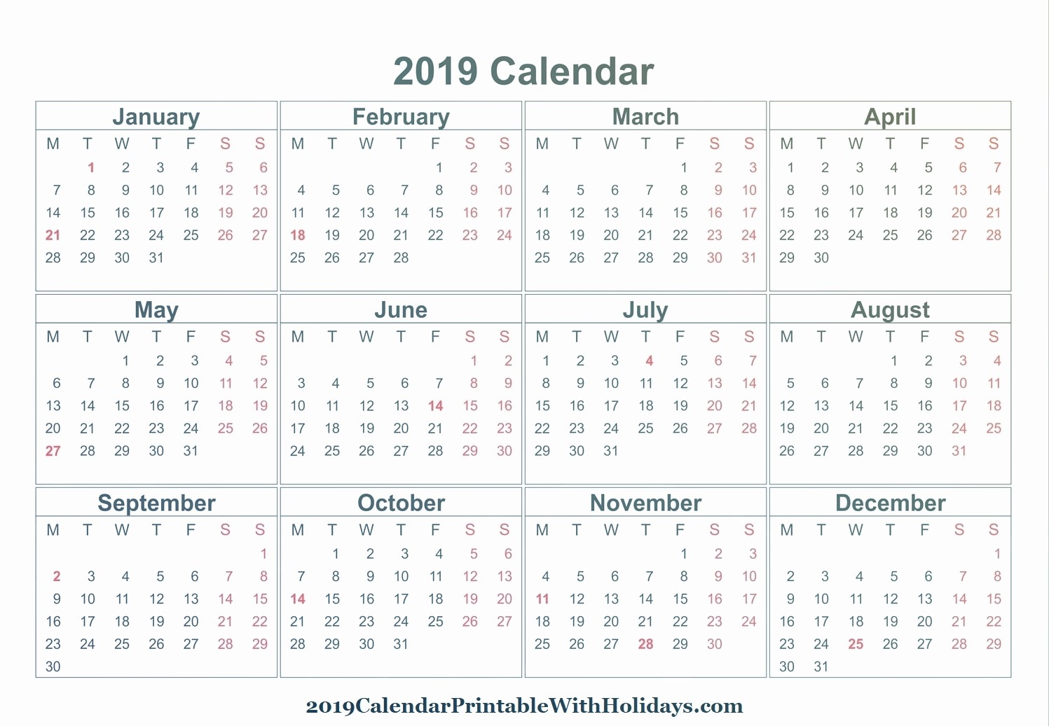Blank Calendar Template 2019 Uk 2019 Calendar Uk Printable-Blank Calendar Calendarlabs.com Free Calendar