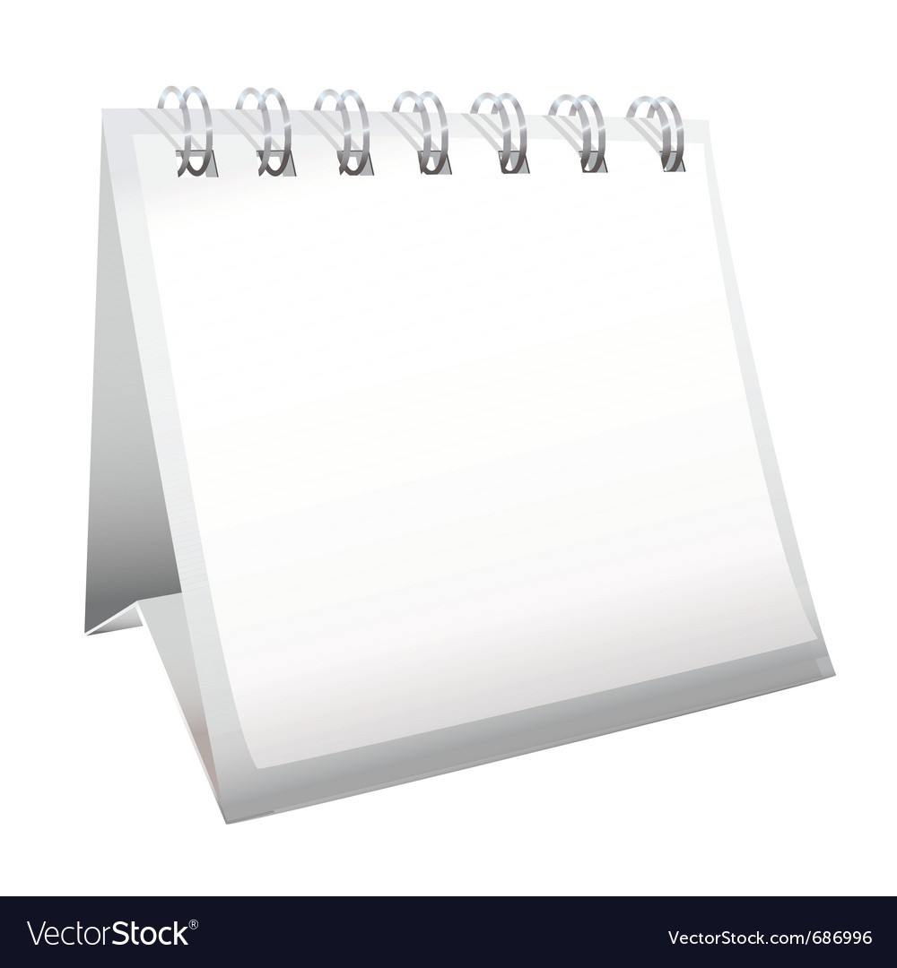 Blank Spiral Bound Calendar Calendar Template Printable