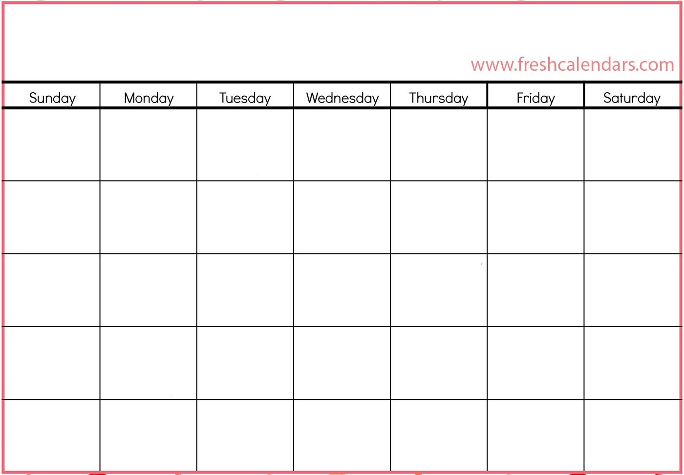 Blank Calendar: Wonderfully Printable 2019 Templates-Free Printable Blank Calendar Grid
