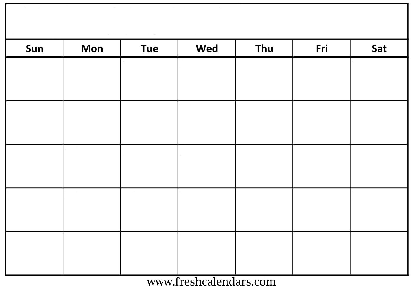 Blank Calendar: Wonderfully Printable 2019 Templates-Printable Blank Calendar Grid