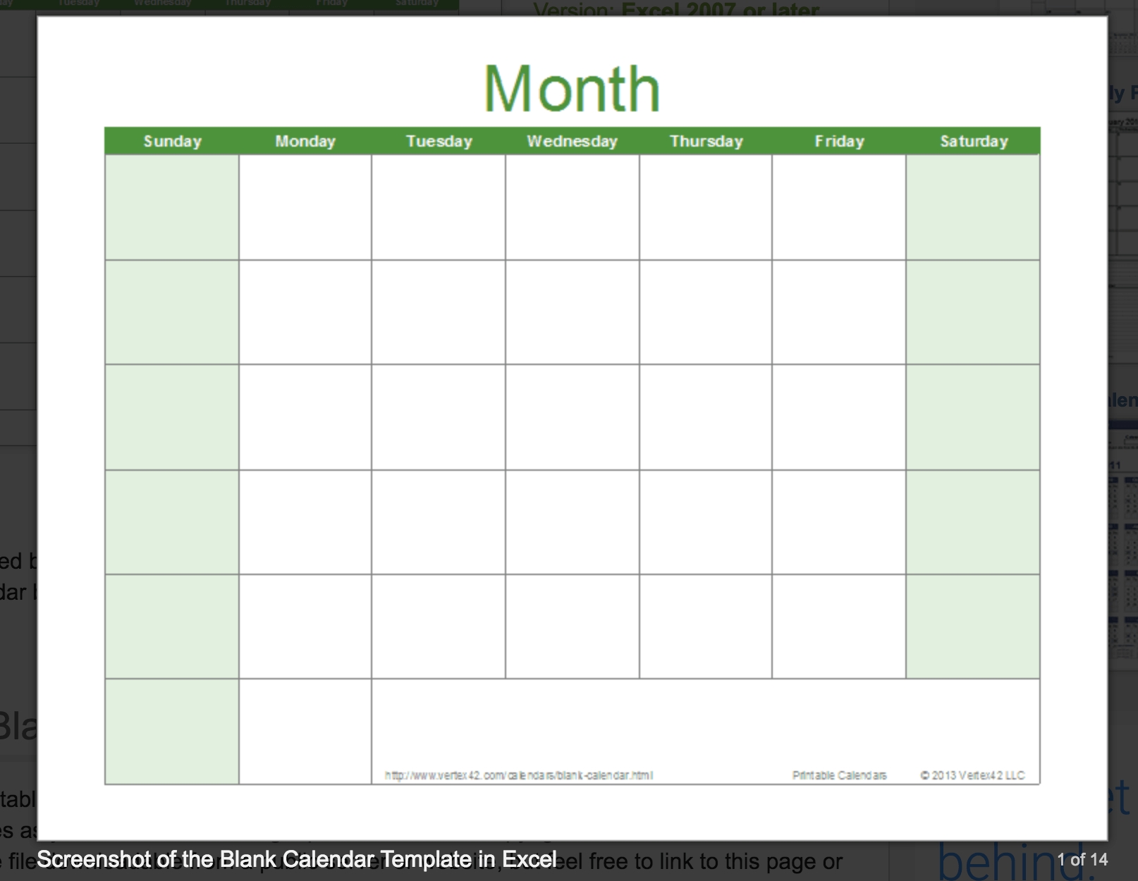 Blank Calendar: Wonderfully Printable 2019 Templates-Printable Blank Monthly Calendar Template