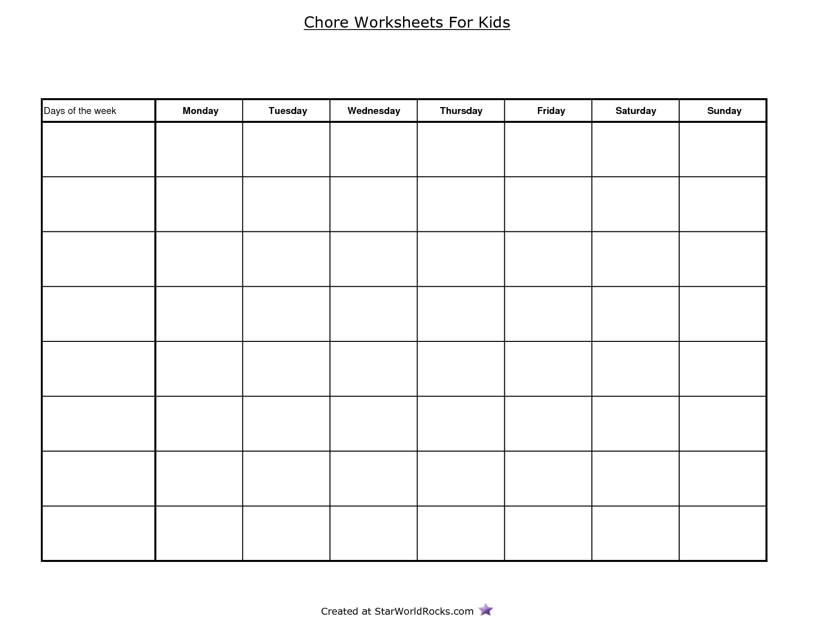 Blank Charts To Print | Writings And Essays Corner-Free Blank Charts To Print