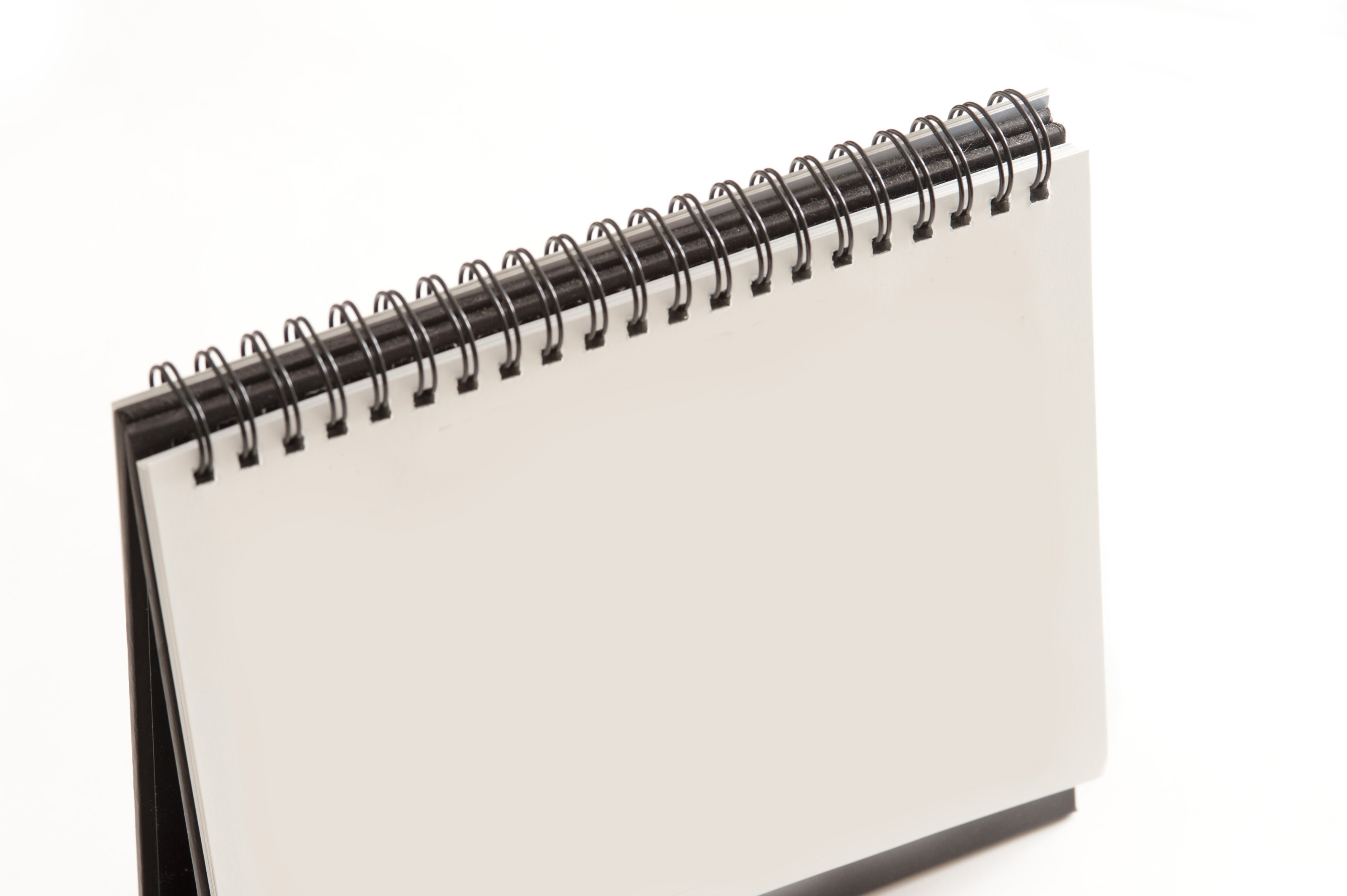 Blank Spiral Bound Desk Calendar-8855 | Stockarch Free Stock-Blank Spiral Bound Calendar