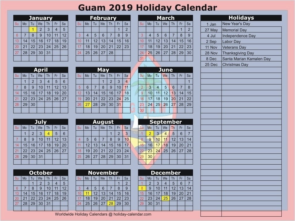 Calendar Holidays 2019 Grenada • Printable Blank Calendar-All The Holidays In Grenada 2020