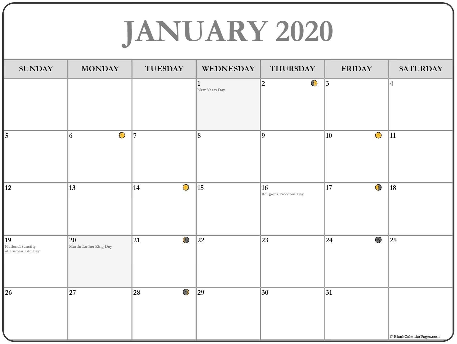 Calendar Of January 2020-Las Vegas Calendar January 2020