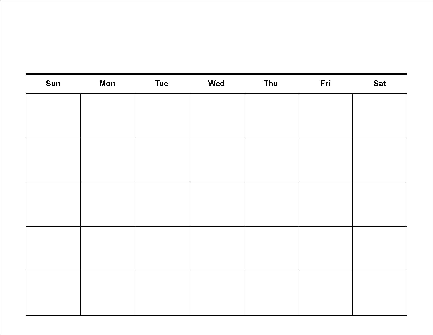 Calendar Template To Fill In • Printable Blank Calendar Template-Fill In Calendar Template