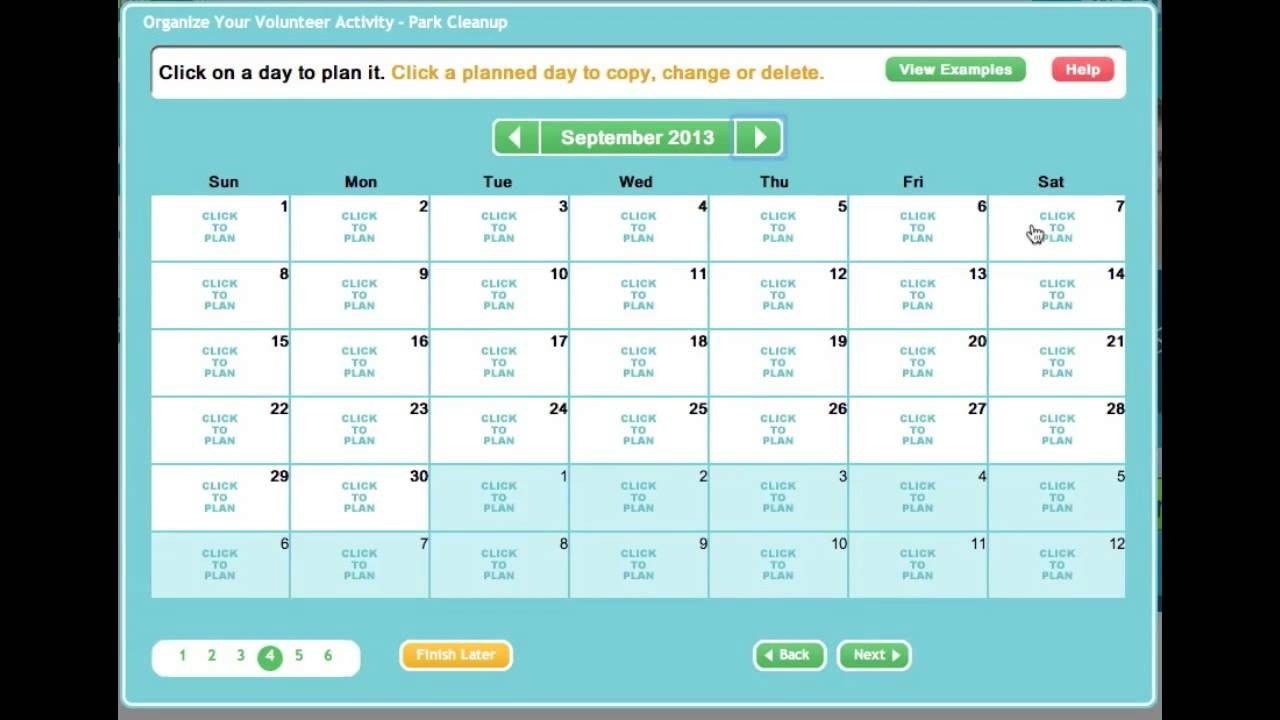 Creating An Online Sign Up Sheet Or Volunteer Calendar-Monthly Calendar Sign Up Sheet