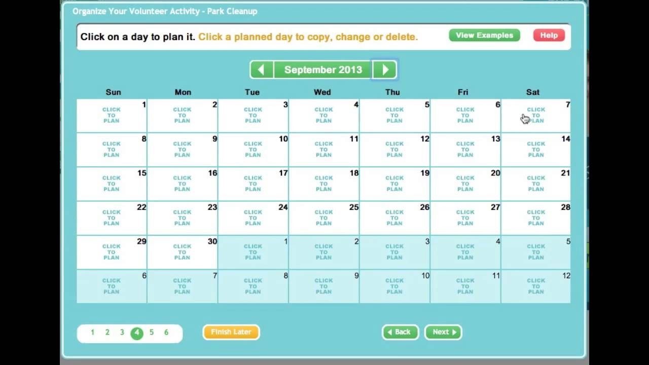 Creating An Online Sign Up Sheet Or Volunteer Calendar-Monthly Calendar Sign-Up Sheet
