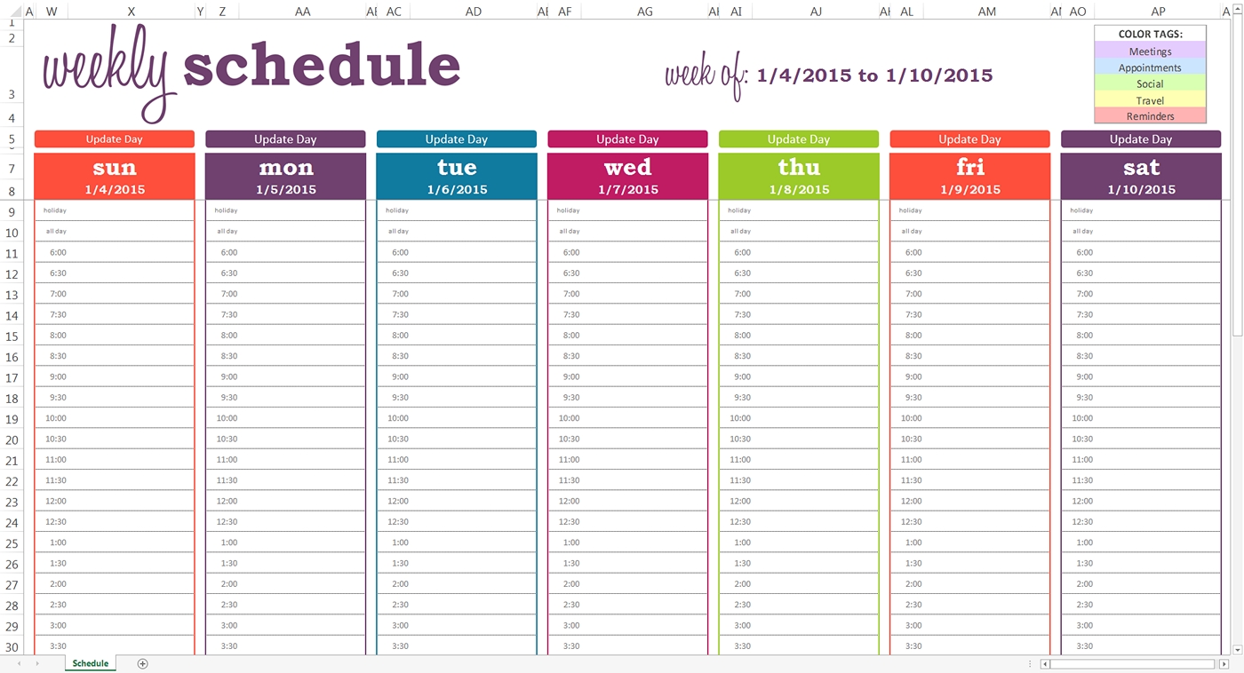 Daily Planner With Time Slots Template – Printable June July-Blank Calendar With Time Slots
