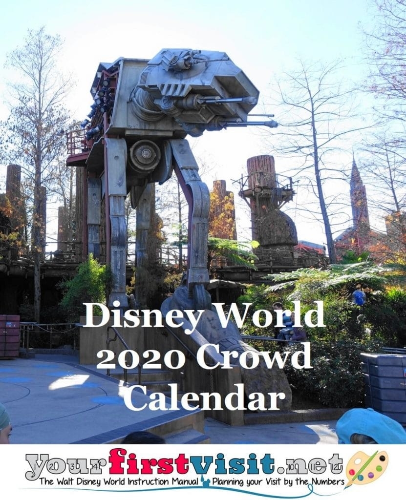 Disney World Crowds In 2020 - Yourfirstvisit-January 2020 Disney Calendar