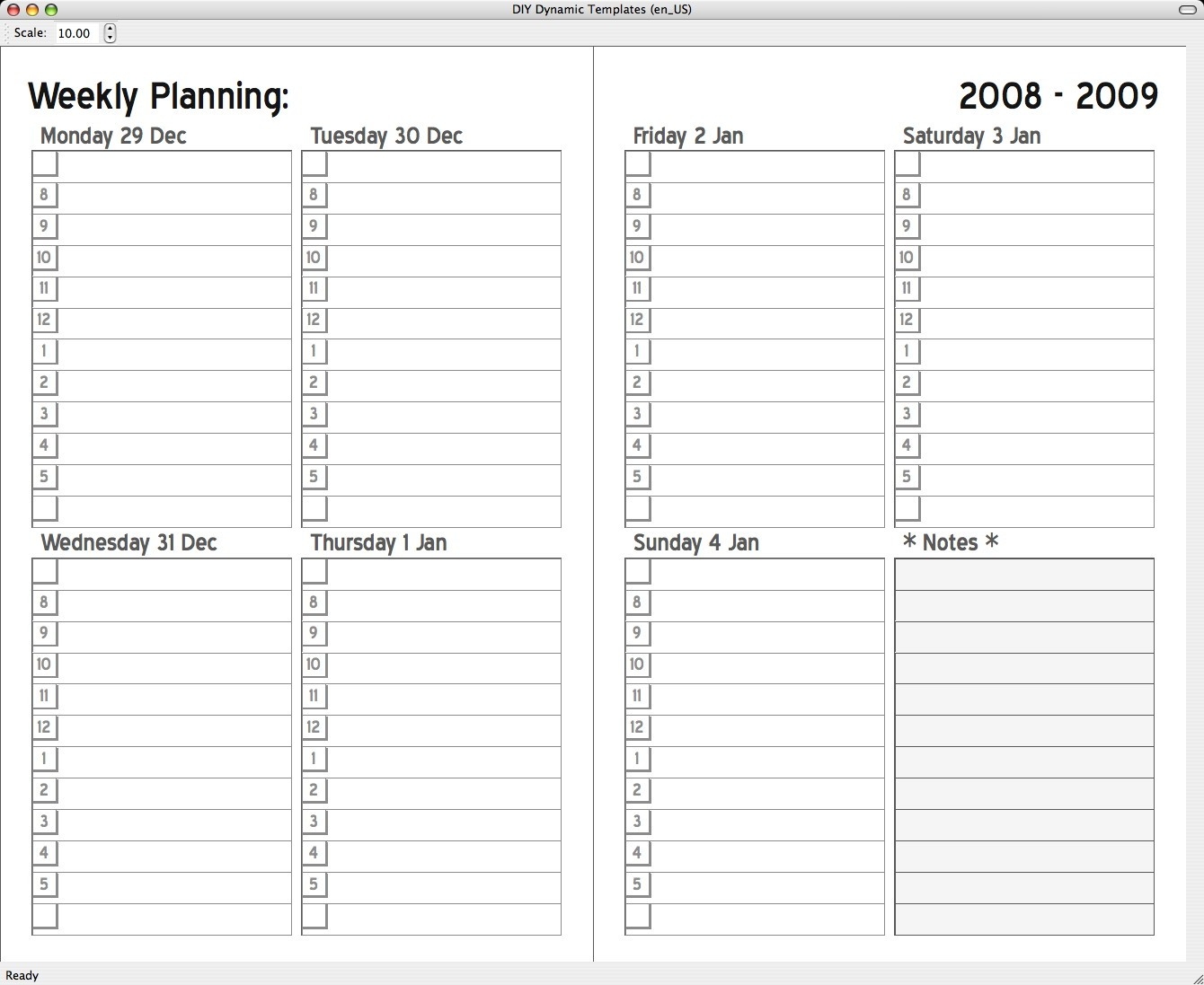  4 Day Work Week Template Calendar Template Printable