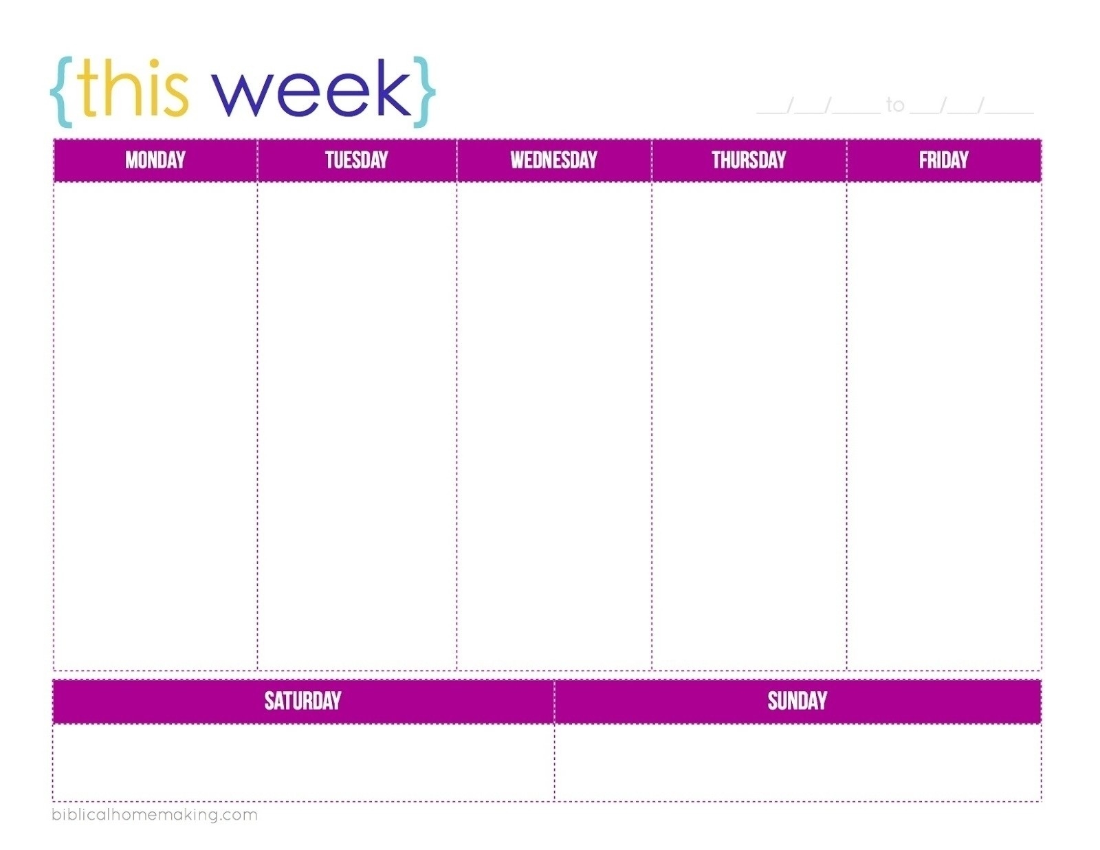 Extraordinary Blank Calendar Template 5 Day Week • Printable-5 Day Week Calendar Templates