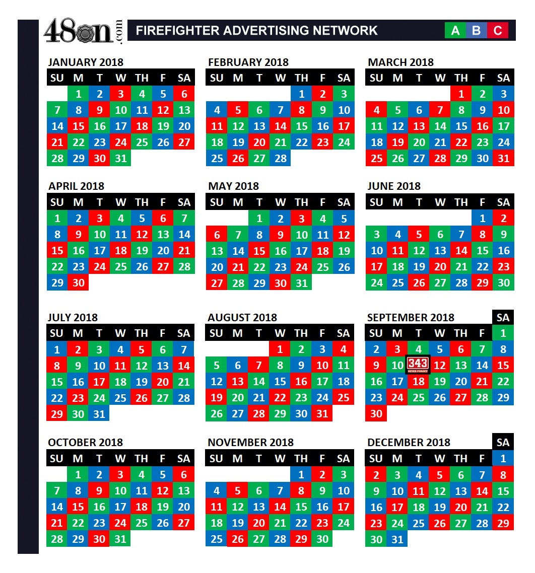 Firefighter Shift Calendar 24 On 48 Off - Parfu.kaptanband.co-Firefighter Shift Calendar Template