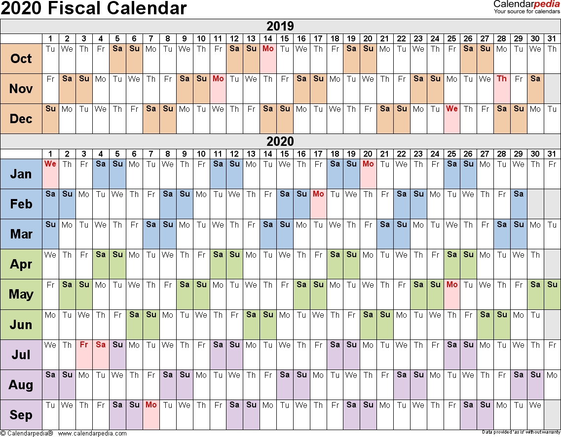 Fiscal Calendars 2020 As Free Printable Excel Templates-2020 Biweekly Payroll Calendar Template