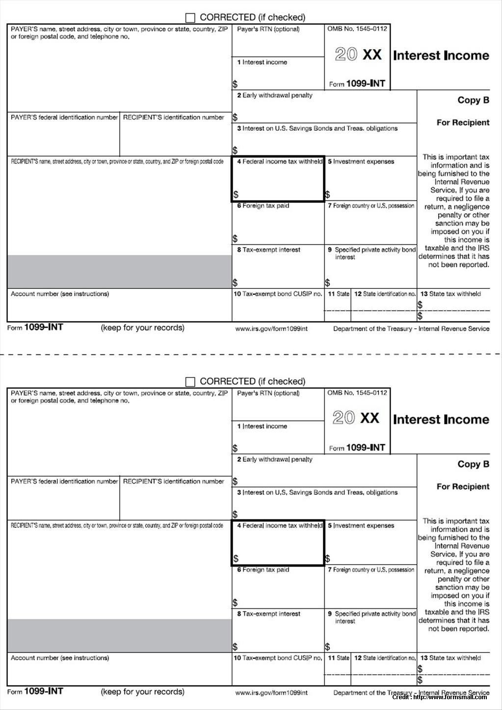 Free 1099 Tax Forms Printable Form 2014 Fillable W2 Photo-Blank Tax Forms Printable