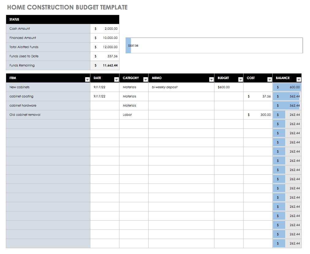 Free Monthly Budget Templates | Smartsheet-Monthly Bill Planner Template