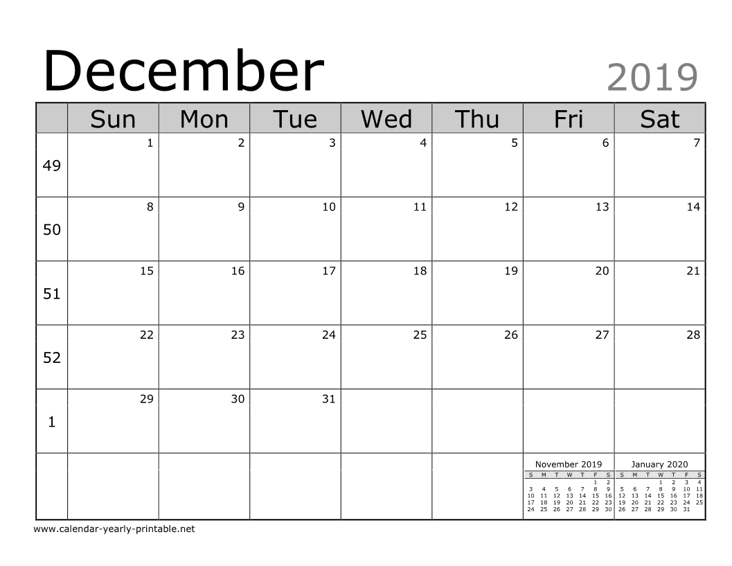 Free Monthly Calendar Template [12 Month Calendar-Free Template For Calendar Month
