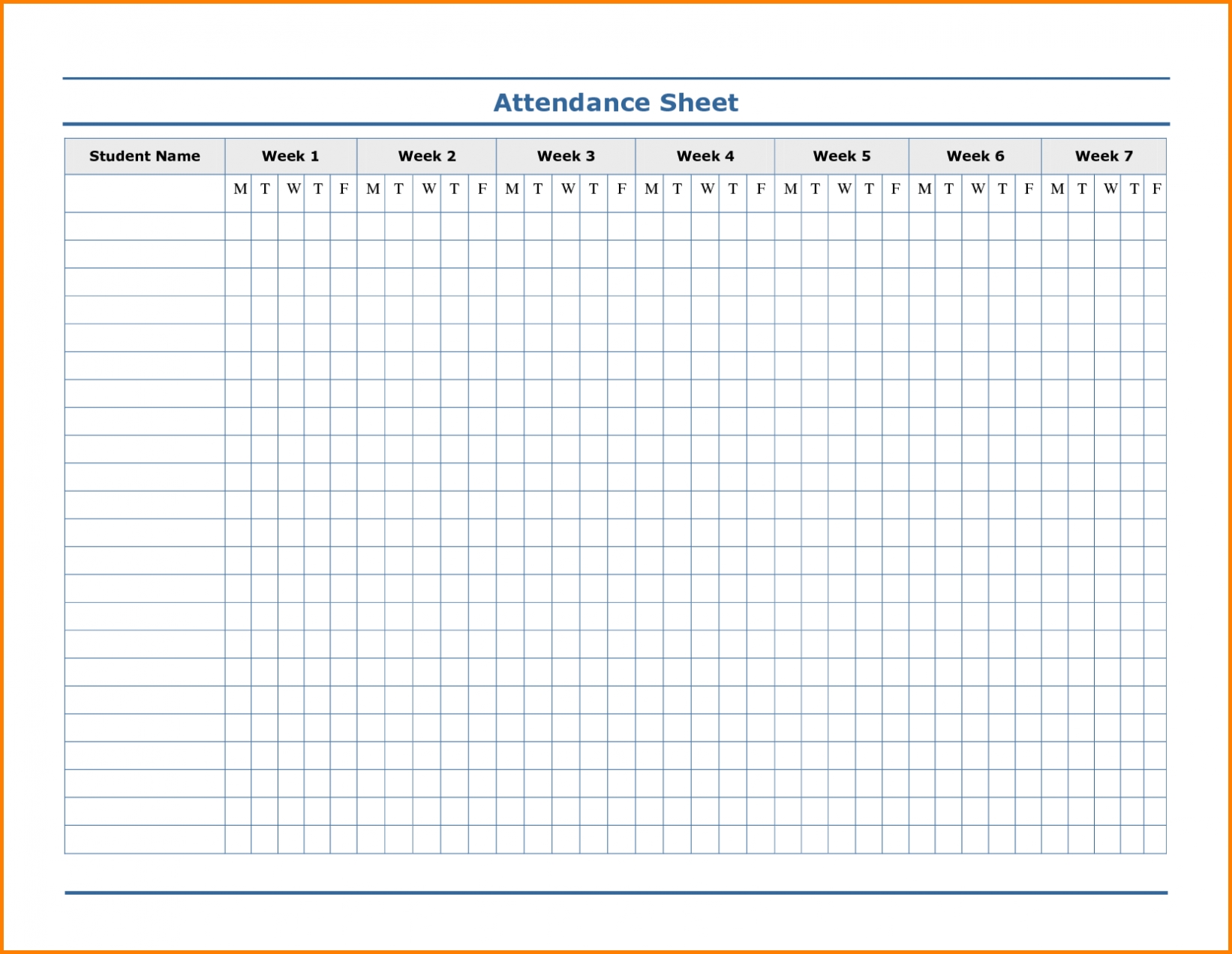 Free Printable Employee Attendance Sheet Pdf, Word, Excel-2020 Employee Attendance Calendar Templates