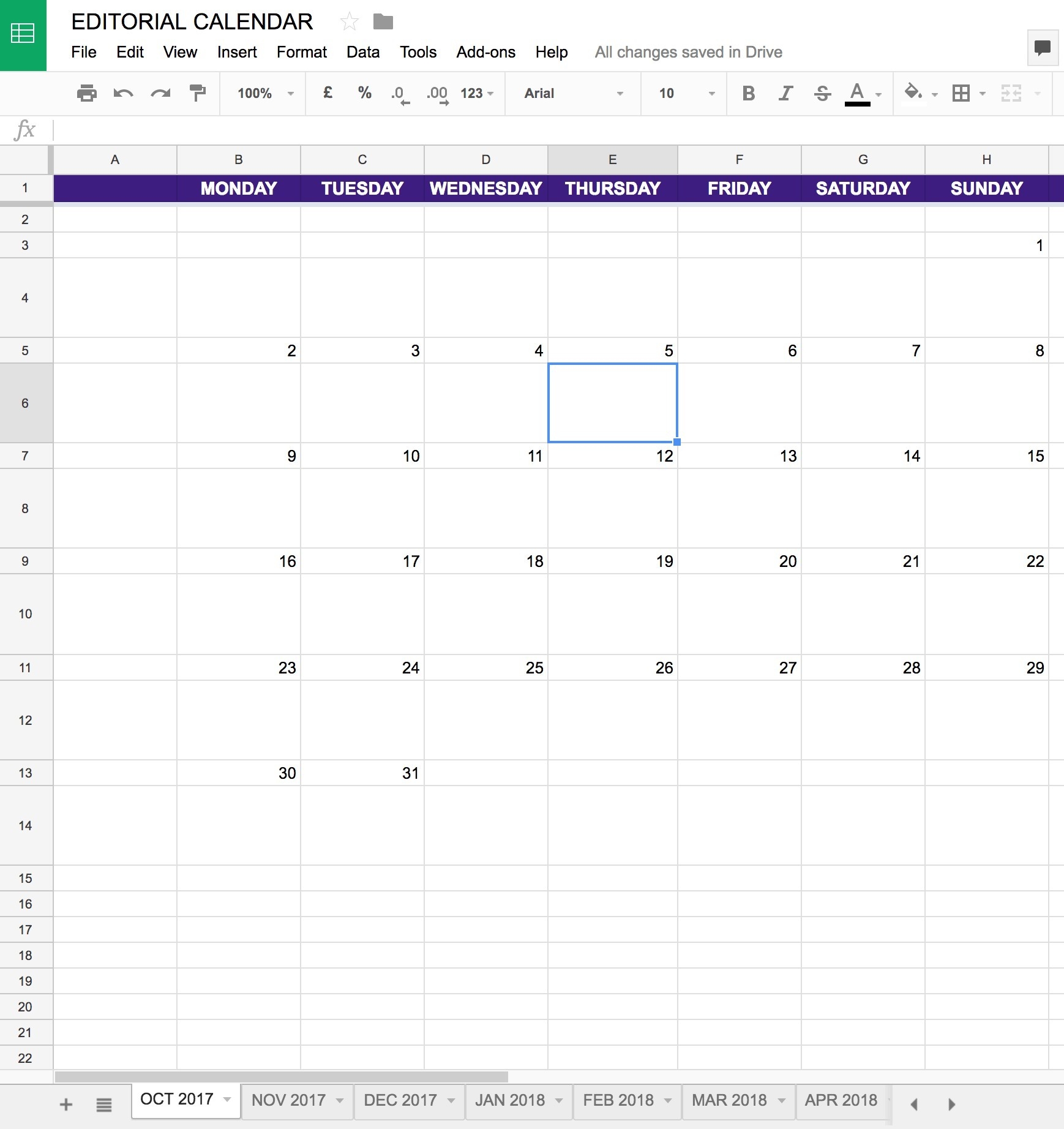Google Drive Calendar Template - Free Calendar Collection-Free Google Drive Template For Calendar