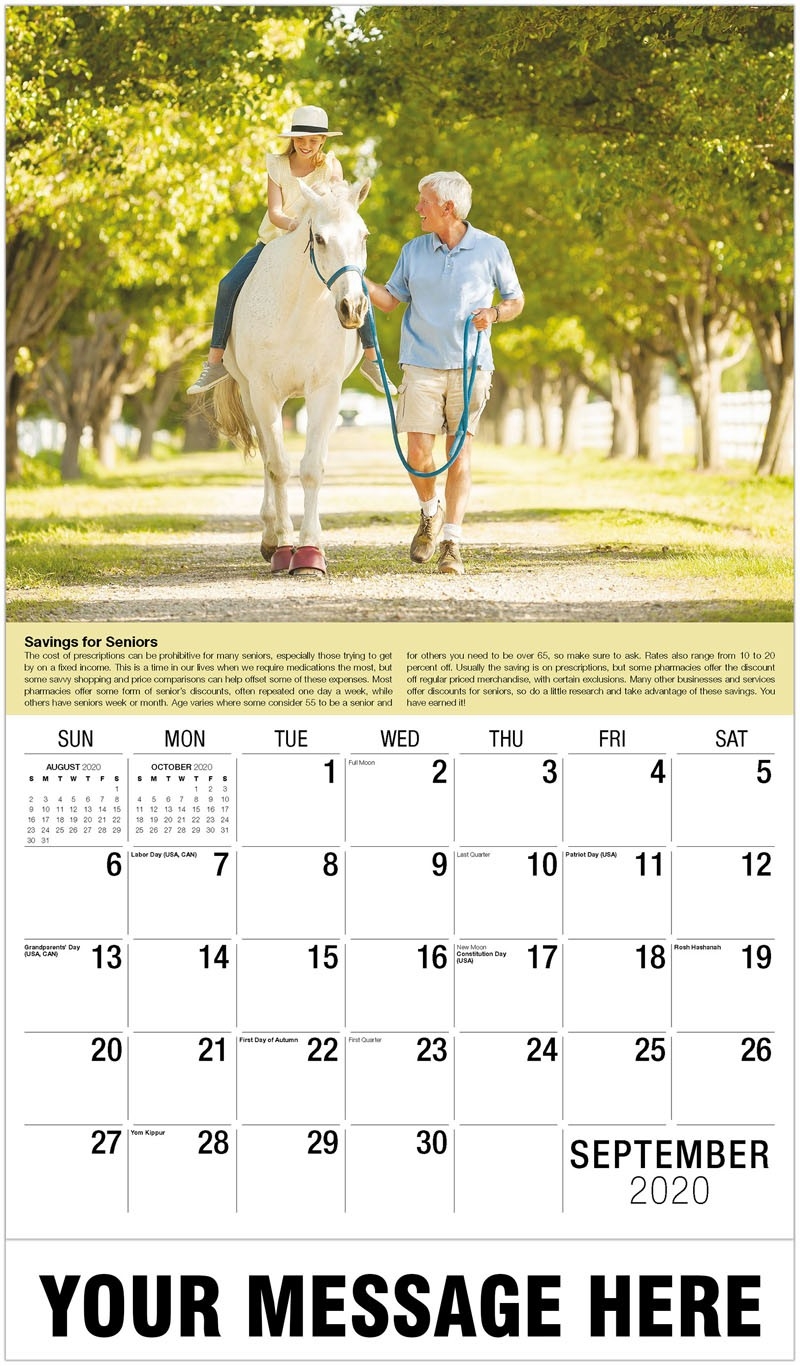 Health Tips-Monthly Wellness Calendar 2020