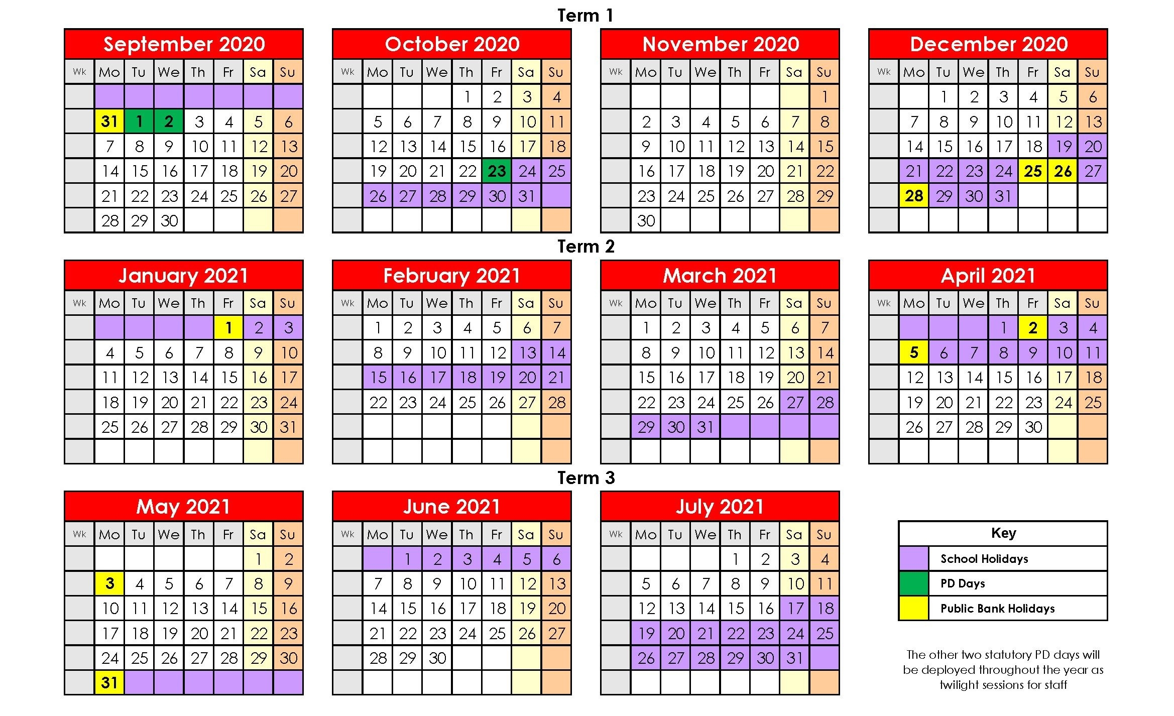 Holidays - The English Martyrs School And Sixth Form College-Sa 2020 Public Holidays