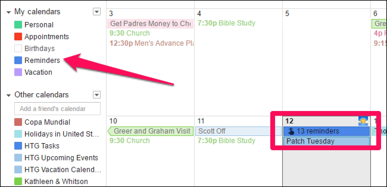 How To Remove The New Reminders In Google Calendar-Remove Holidays From Google Calendar