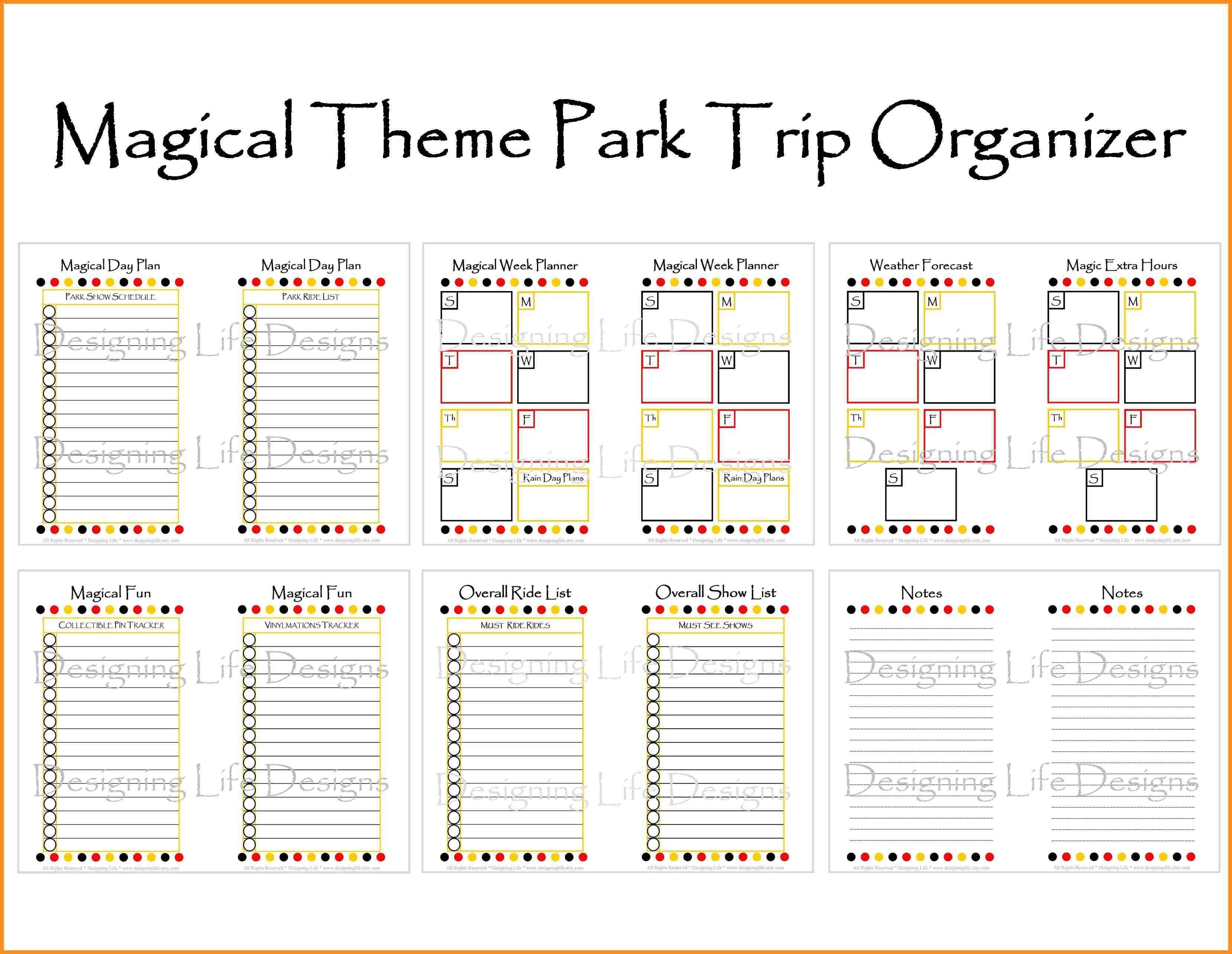 Image Result For Disney World Itinerary Template | Disney-Disney World Itineray Template