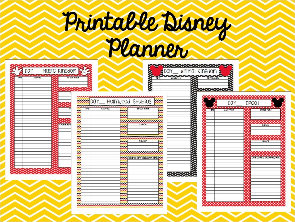 disney-itinerary-template