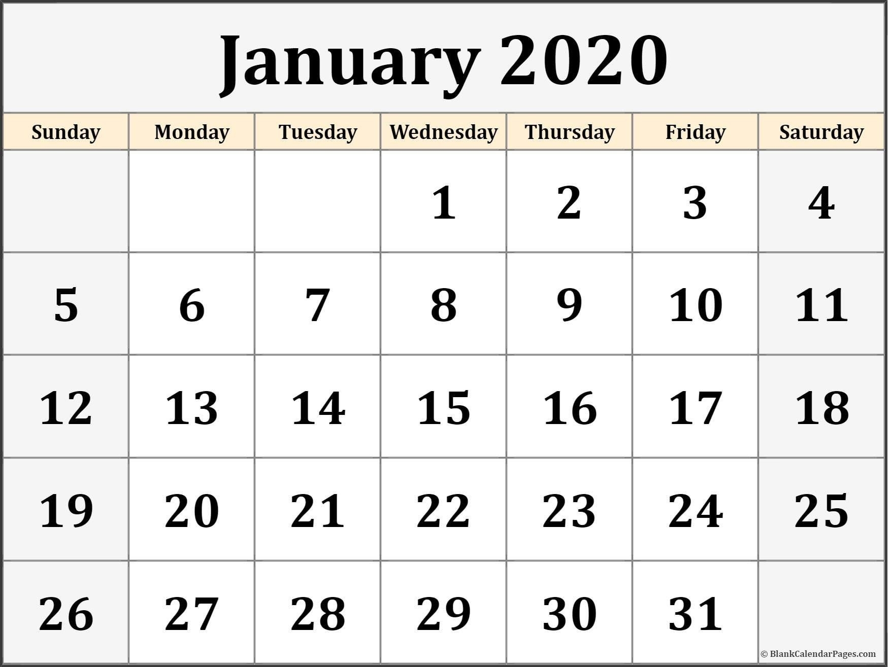 Jan 2020 Calendar Pdf #january #january2020-October 2020 8.5 X 14 Landscape Editable Printable Calendar Templates