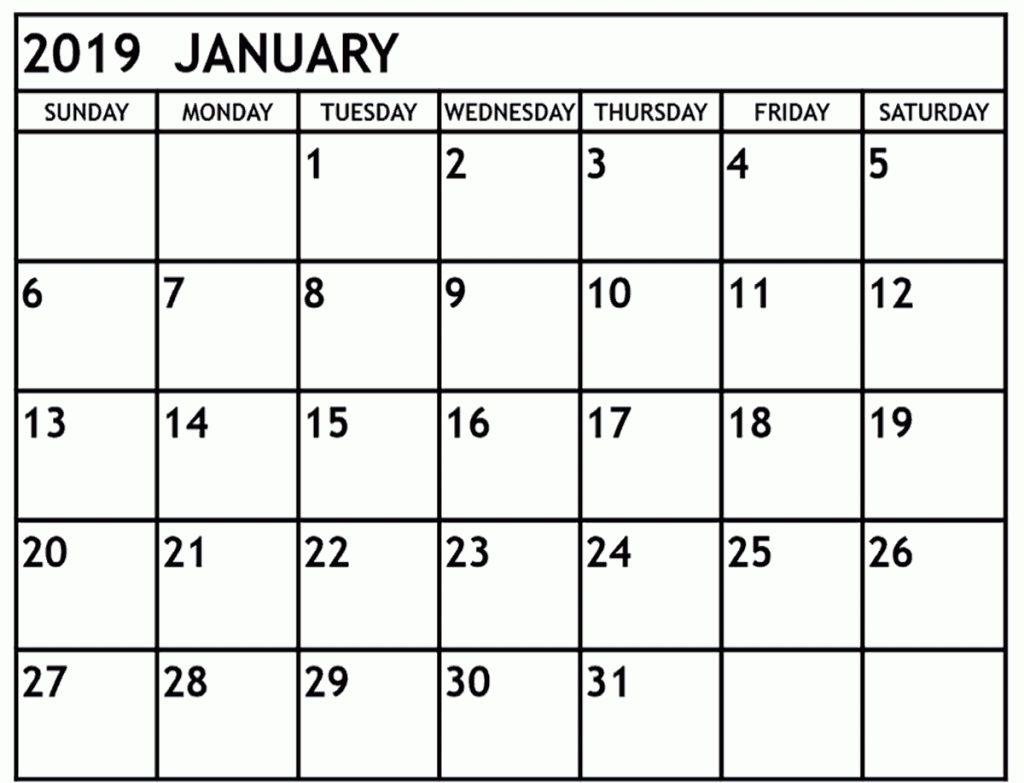 January 2019 Calendar Kalnirnay | January Month | Blank-January 2020 Calendar Kalnirnay